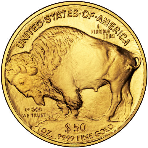 $50 Gold Coin - Rear View